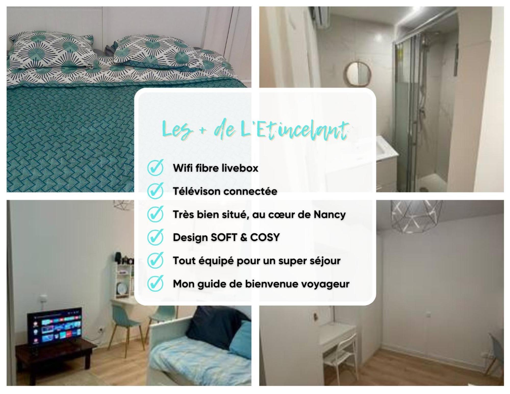 L'etincelant, Centre - Connecte - Lumineux & Cosy Nancy